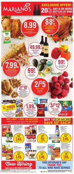 Catalogue Mariano’s  BLACK FRIDAY 2021 from 11/10/2021