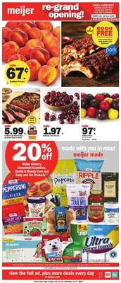 Catalogue Meijer from 07/21/2019