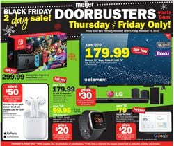 Catalogue Meijer - Black Friday Ad 2019 from 11/28/2019