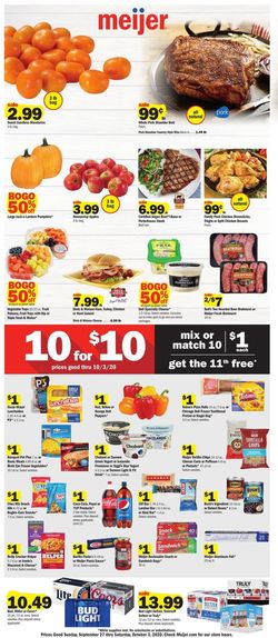 Catalogue Meijer from 09/27/2020