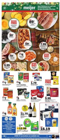 Catalogue Meijer HOLIDAY 2021 from 12/19/2021