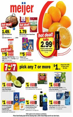 Current weekly ad Meijer