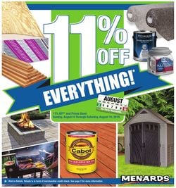 Catalogue Menards from 08/04/2019