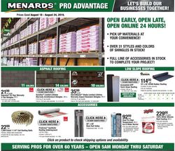 Catalogue Menards from 08/18/2019