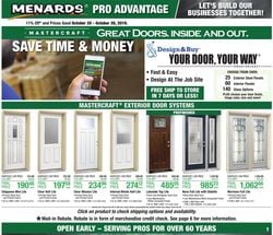 Catalogue Menards from 10/20/2019