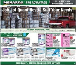 Catalogue Menards from 10/27/2019