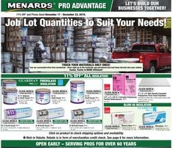 Catalogue Menards from 11/17/2019