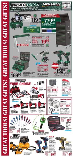 Catalogue Menards - Christmas Sale Ad 2019 from 12/15/2019