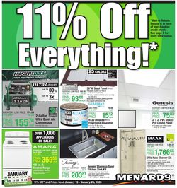 Catalogue Menards from 01/19/2020