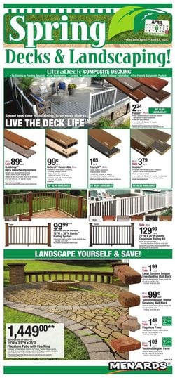 Catalogue Menards from 04/01/2020