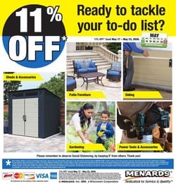 Catalogue Menards from 05/17/2020