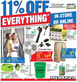 Catalogue Menards from 06/28/2020