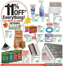 Catalogue Menards from 09/06/2020