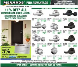 Catalogue Menards from 09/13/2020