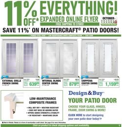 Catalogue Menards from 10/11/2020