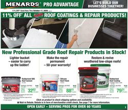 Catalogue Menards from 10/11/2020