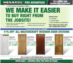 Catalogue Menards from 11/08/2020