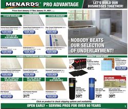 Catalogue Menards from 01/17/2021