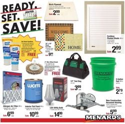 Catalogue Menards Ready Set Save 2021 from 01/31/2021