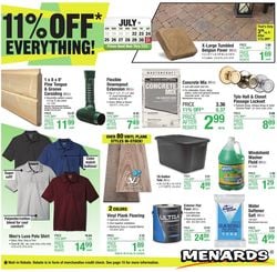 Catalogue Menards from 07/22/2021