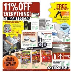 Catalogue Menards from 10/14/2021