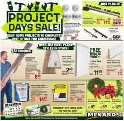 Catalogue Menards CHRISTMAS 2021 from 12/07/2021