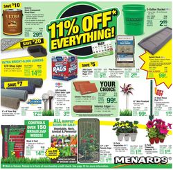 Catalogue Menards from 05/11/2022