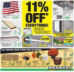 Catalogue Menards from 08/25/2022