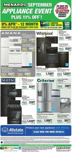 Catalogue Menards from 08/31/2022