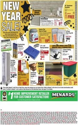 Catalogue Menards from 12/18/2024