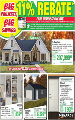 Catalogue Menards from 11/12/2025