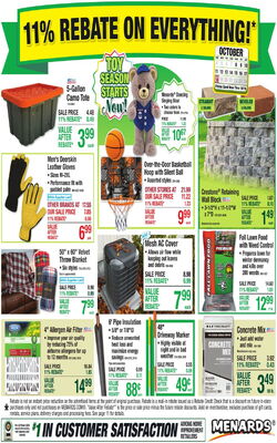 Catalogue Menards from 10/07/2026
