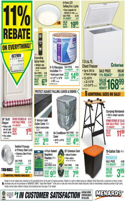 Catalogue Menards from 10/28/2026