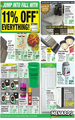 Catalogue Menards from 09/07/2023