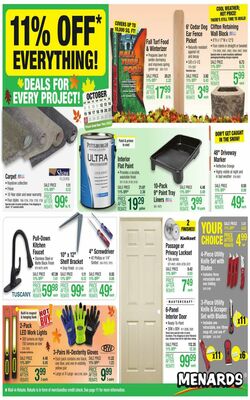 Catalogue Menards from 10/12/2023