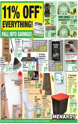 Catalogue Menards from 10/19/2023