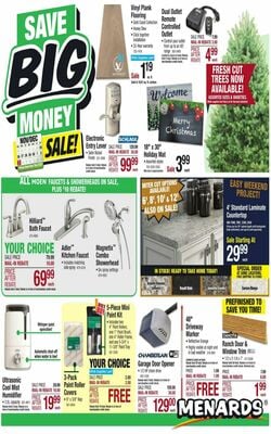 Catalogue Menards from 11/24/2023