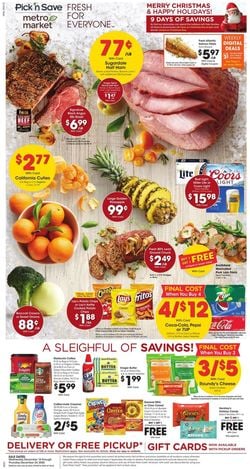 Catalogue Metro Market Christmas Ad 2020 from 12/16/2020