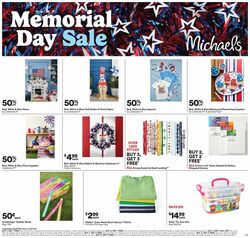 Catalogue Michaels from 05/18/2025