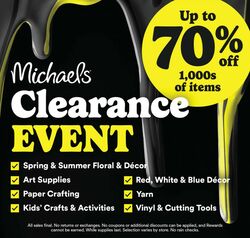 Catalogue Michaels from 07/06/2025