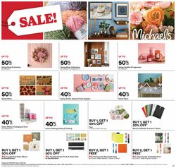 Current weekly ad Michaels