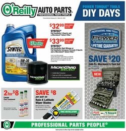 Catalogue O'Reilly Auto Parts from 02/26/2025