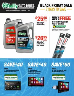 Catalogue O'Reilly Auto Parts from 11/26/2025