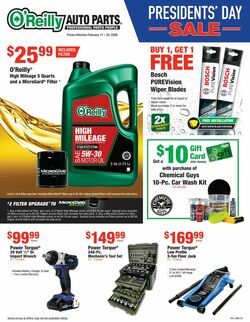 Catalogue O'Reilly Auto Parts from 02/11/2026