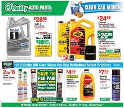 Catalogue O'Reilly Auto Parts from 04/24/2019