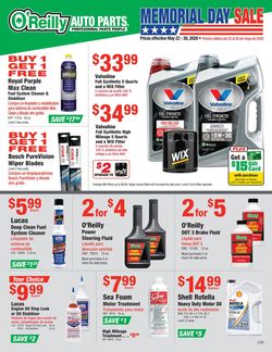 Catalogue O'Reilly Auto Parts from 05/22/2020