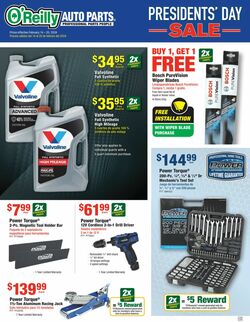 Catalogue O'Reilly Auto Parts from 02/14/2024
