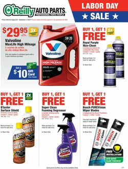 Catalogue O'Reilly Auto Parts from 08/28/2024