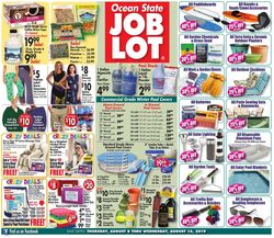 Catalogue Ocean State Job Lot from 08/08/2019