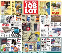 Catalogue Ocean State Job Lot from 01/23/2020